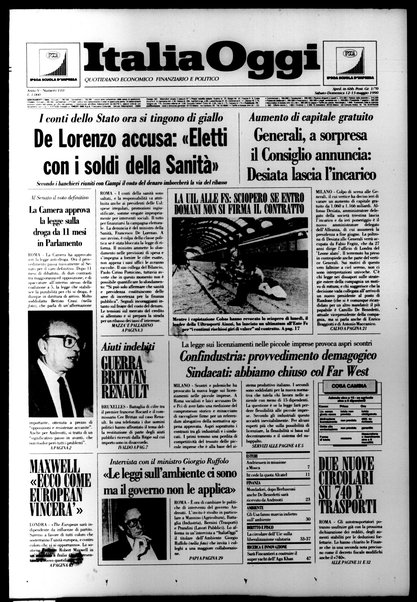 Italia oggi : quotidiano di economia finanza e politica